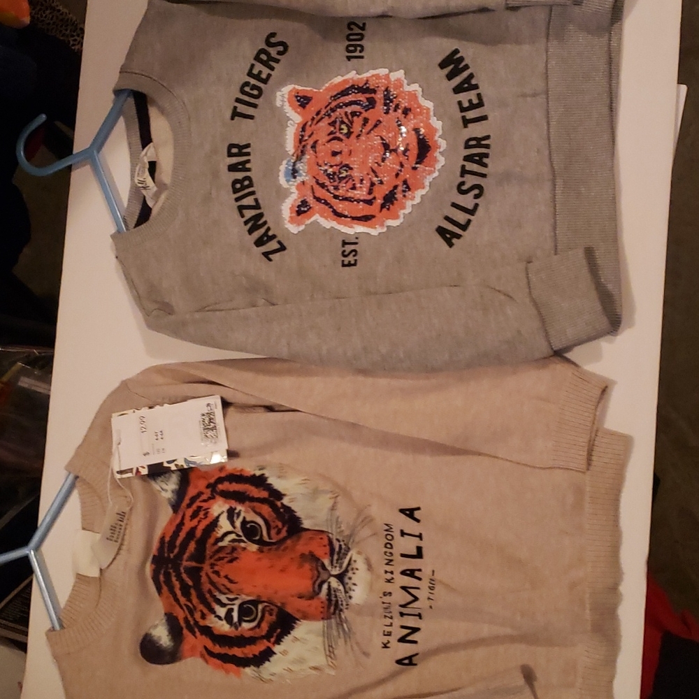 4 H&M sweaters sizes 4-6